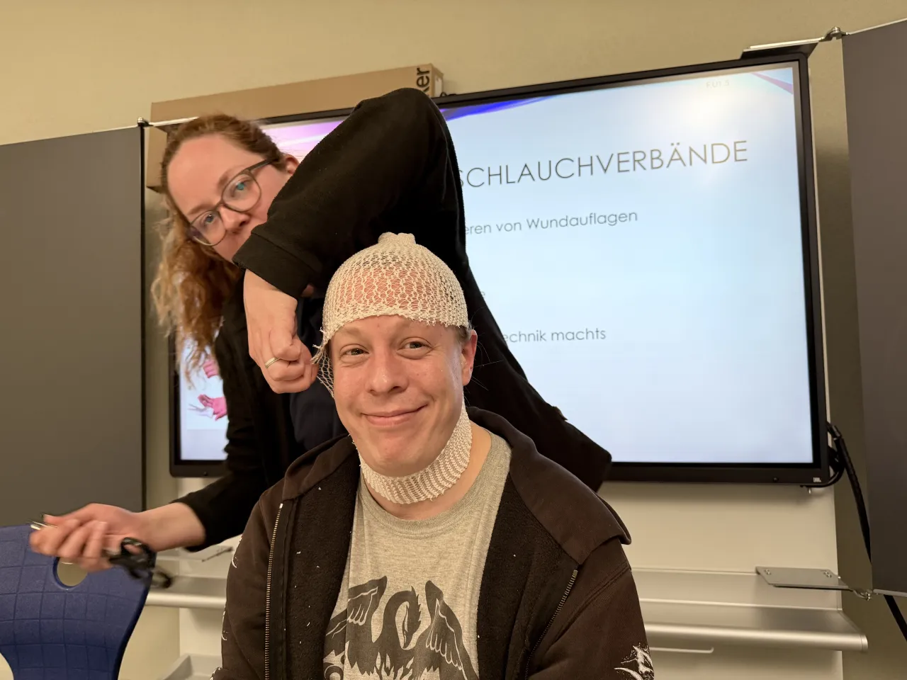 Und fertig ist der Verband