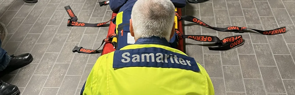 Samariter an der Arbeit